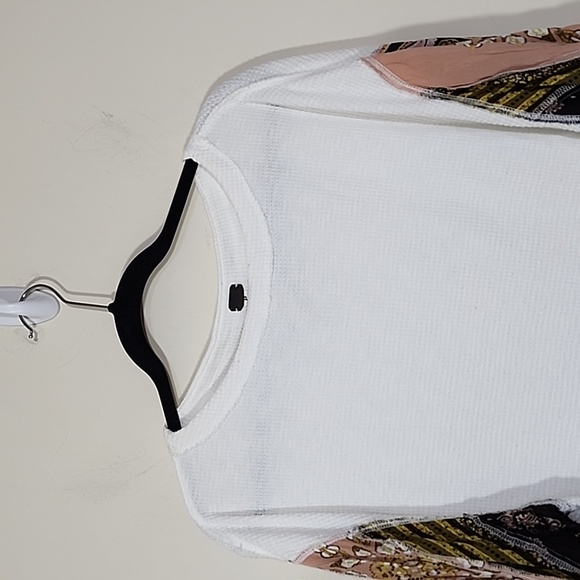 Free People We the free Blossom Thermal Long Sleeves Top Blouse Size S - Picture 2 of 10